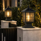 Solar & Hardwired Weatherproof Pillar Light