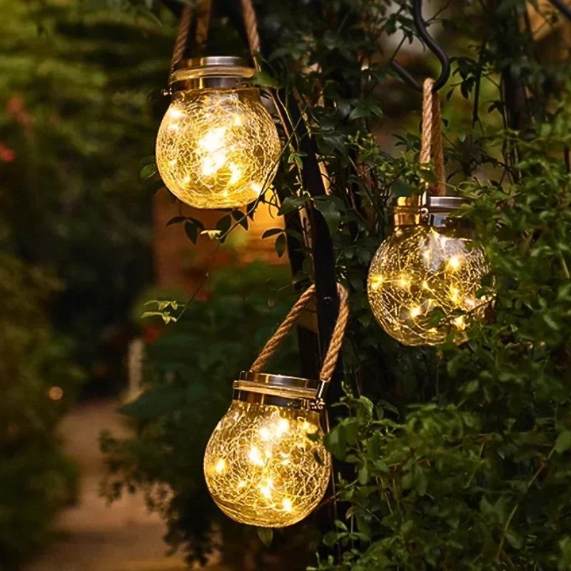 Solar Lantern Dusk Sensor IP44 Weather-Resistant