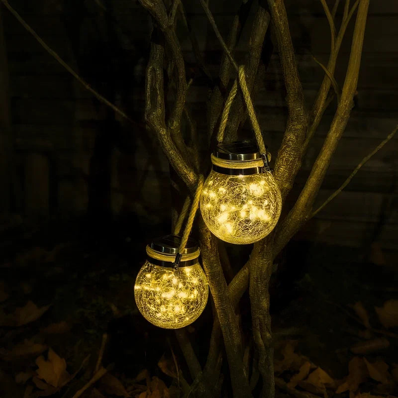 Solar Lantern Dusk Sensor IP44 Weather-Resistant