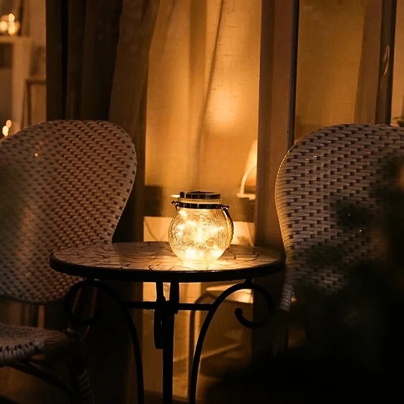 Solar Lantern Dusk Sensor IP44 Weather-Resistant