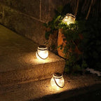 Solar Lantern Dusk Sensor IP44 Weather-Resistant
