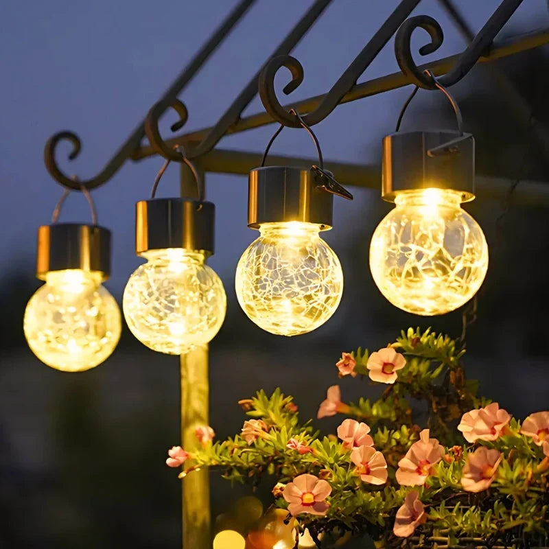 Solar Lantern Dusk Sensor IP44 Weather-Resistant