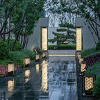 Solar Lantern Intricate Cutout Weather-Resistant