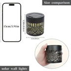 Solar Lantern Shadow Pattern IP65 Weatherproof