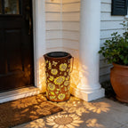 Solar Lantern Solar-Powered Pattern Projection IP55 Waterproof