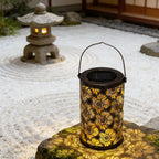 Solar Lantern Solar-Powered Pattern Projection IP55 Waterproof