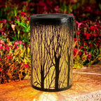 Solar Lantern Solar-Powered Pattern Projection IP55 Waterproof