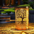 Solar Lantern Solar-Powered Pattern Projection IP55 Waterproof