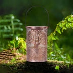 Solar Lantern Solar-Powered Pattern Projection IP55 Waterproof