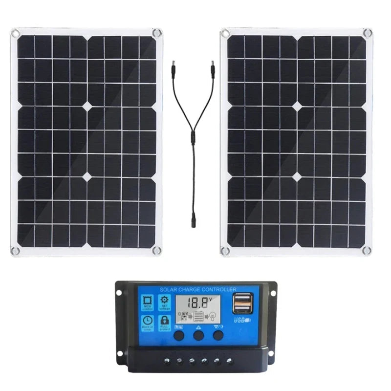 Solar Panel 30W Flexible Monocrystalline Dual USB