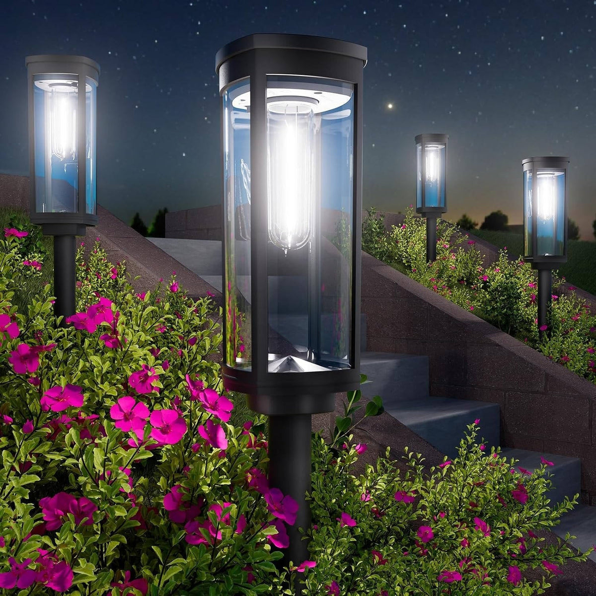 Solar Pathway Light Automatic Sensor IP65 Waterproof