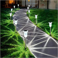 Solar Pathway Lights Dusk-to-Dawn Cool White 10-Pack