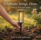 Solar Pathway Lights Vintage Filament Weatherproof