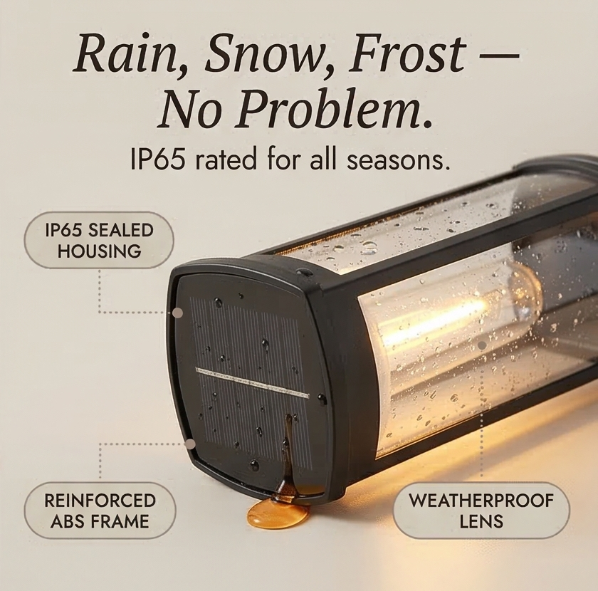 Solar Pathway Lights Vintage Filament Weatherproof