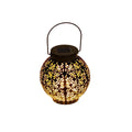 Solar Patio Light Metal Waterproof Warm Glow
