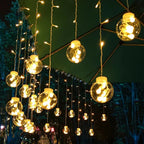 Solar Pendant String Lights Warm LED & Weather-Resistant
