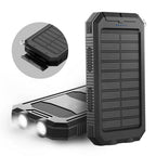 Solar Power Bank 30000mAh Dual USB Water-Resistant