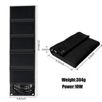 Solar Power Bank Foldable Dual USB IPX4