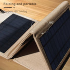 Solar Power Bank Foldable Dual USB IPX4
