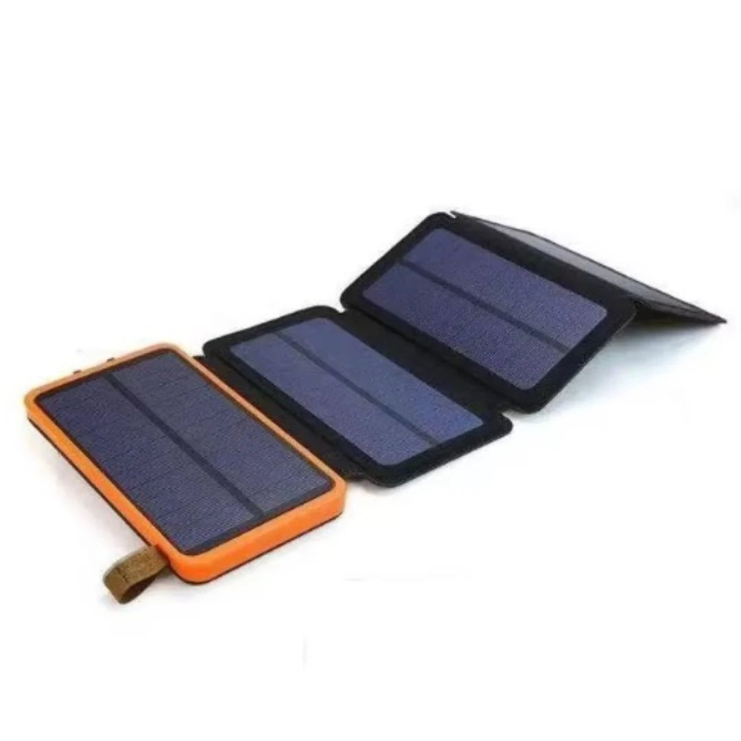 Solar Power Bank Foldable Dual USB Weather-Resistant