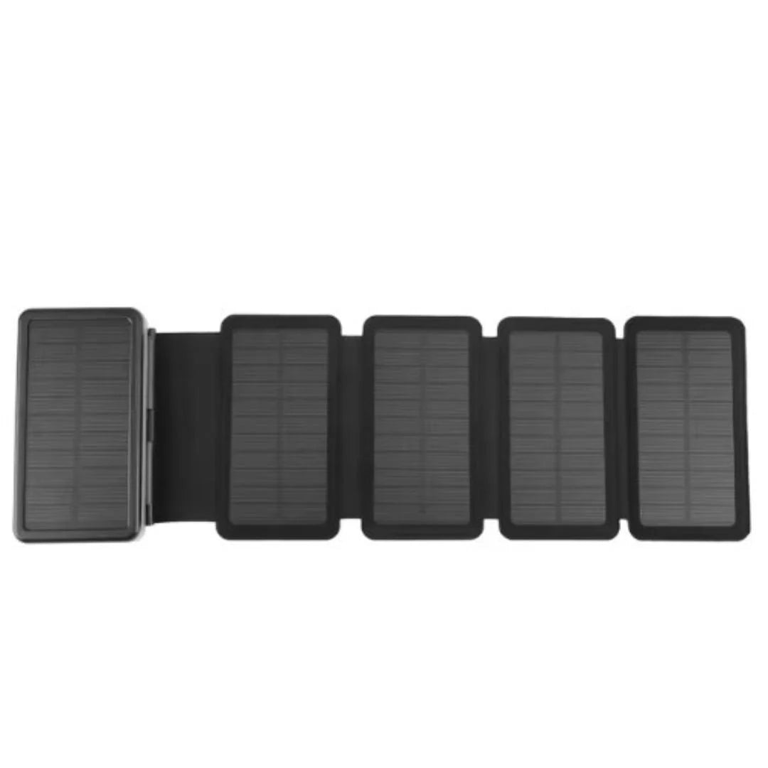 Solar Power Bank Foldable Dual USB Weather-Resistant