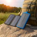 Solar Power Bank Foldable Panel & 10W Fast Charge