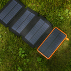Solar Power Bank Foldable Panel & 10W Fast Charge