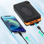 Solar Power Bank Foldable Panel & 10W Fast Charge