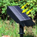 Solar-Powered Adjustable Zoom Beam Outdoor Spotlight