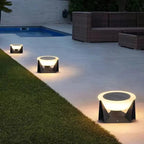 Solar-Powered Cool White IP65 Garden Spotlight
