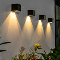 Solar-Powered Dusk-to-Dawn LED Outdoor Wall Light