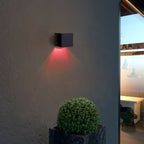 Solar-Powered Dusk-to-Dawn LED Outdoor Wall Light
