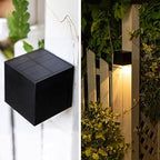 Solar-Powered Dusk-to-Dawn LED Outdoor Wall Light