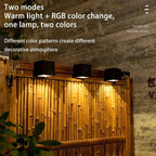 Solar-Powered Dusk-to-Dawn LED Outdoor Wall Light
