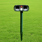 Solar-Powered Motion-Activated Ultrasonic Pest Repeller