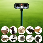 Solar-Powered Motion-Activated Ultrasonic Pest Repeller