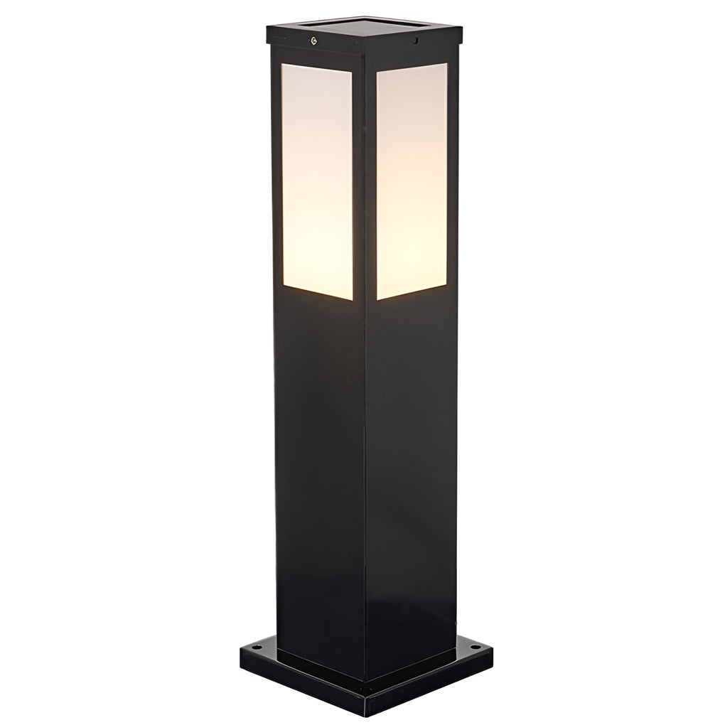 Solar-Powered Remote-Dimming IP65 Bollard Light