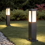 Solar-Powered Remote-Dimming IP65 Bollard Light
