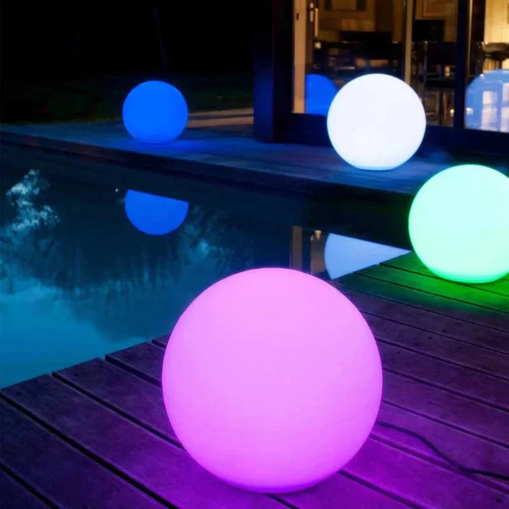 Solar Powered Waterproof Remote-Controlled Globe Light (16 Colors)
