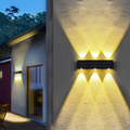 Solar-Powered Waterproof Up & Down Outdoor Wall Light