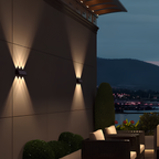 Solar-Powered Waterproof Up & Down Outdoor Wall Light