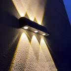 Solar-Powered Waterproof Up & Down Outdoor Wall Light
