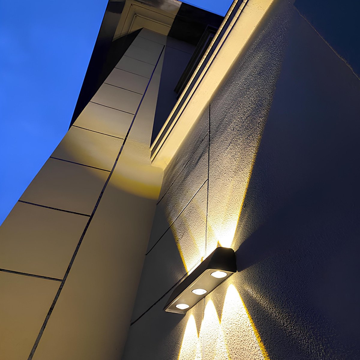Solar-Powered Waterproof Up & Down Outdoor Wall Light