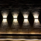 Solar-Powered Waterproof Up & Down Outdoor Wall Light