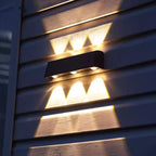 Solar-Powered Waterproof Up & Down Outdoor Wall Light