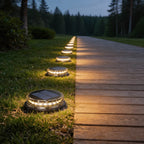 Solar-Powered Weather-Resistant LED Step Lights (4-Pack)