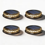 Solar-Powered Weather-Resistant LED Step Lights (4-Pack)