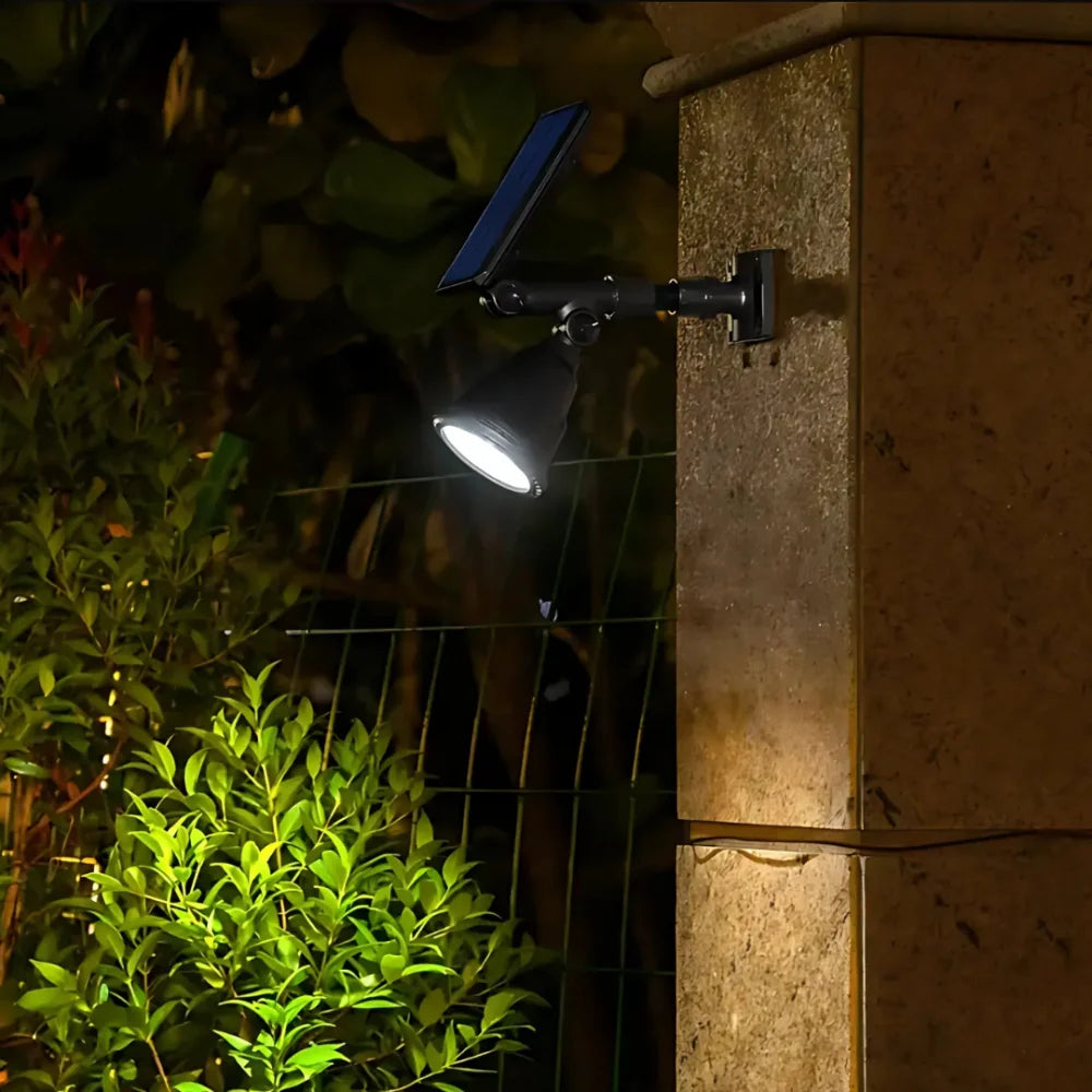 Solar-Powered Weatherproof & Adjustable Garden Spotlight