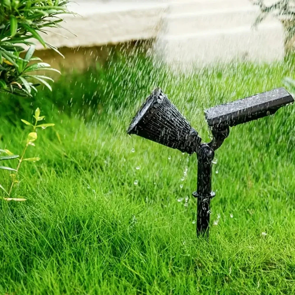 Solar-Powered Weatherproof & Adjustable Garden Spotlight