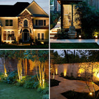 Solar-Powered Weatherproof & Adjustable Garden Spotlight